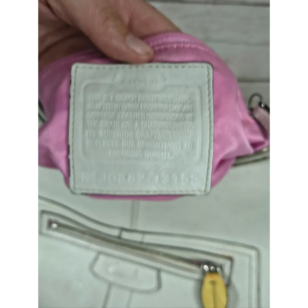 Coach Penelope cream pebbled leather shoulder bag J0882 13159